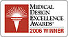 2006 Winner Medical Design Excellence Award for Inogen One